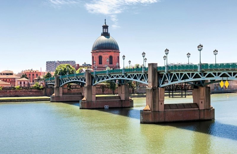 Toulouse brug over de garonne